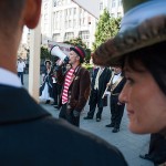 Budapest, 2013. szeptember 5. A budapesti Vidám Park közelgő bezárását hirdeti egy rikkancs a Deák téren 2013. szeptember 5-én. A parkot szeptember 30-án zárják be.