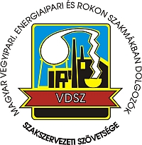 VDSZ logo Magyar Vegyipari, Energiaipari és Rokon Szakmákban Dolgozók Szakszervezeti Szövetsége