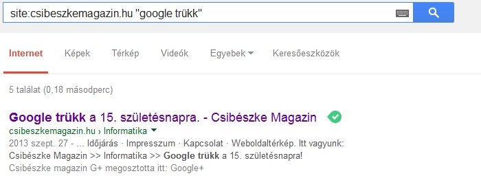 Szövegrészlet keresése