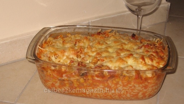 Sonkás-gombás orsócska receptje a Csibészke magazin receptek rovatában