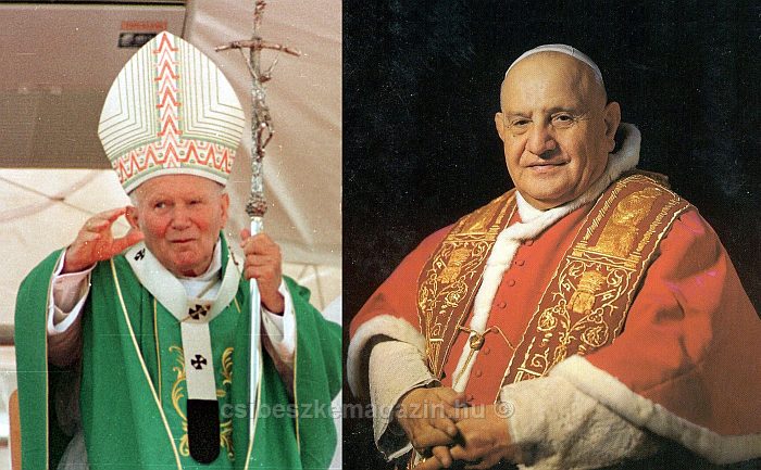 Szentté avatják a néhai pápákat