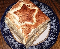 Tiramisu felülről