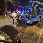 Baleset helyszíne Budapesten, a XII. kerületben a Hegyalja út és a Sashegyi út kereszteződésében.