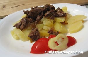 Pirított csirkemáj receptje