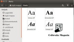 Ubuntu - betűtípus integrálása