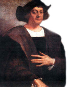 Portrait of Christopher Columbus by Sebastiano del Piombo.